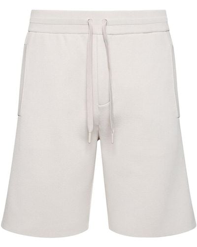 ALPHATAURI Shorts con cordones - Blanco