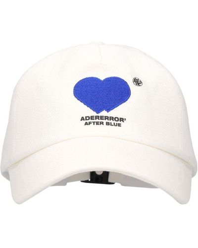 Adererror Logo Embroidery Cotton Baseball Cap - White