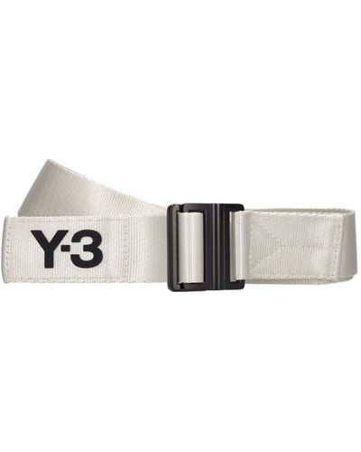 Y-3 Classic Logo Belt - White