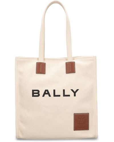 Bally Akelei Canvas Tote Bag - Natural