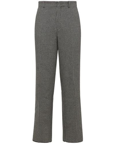 COOL T.M Skater Houndstooth Trousers - Black