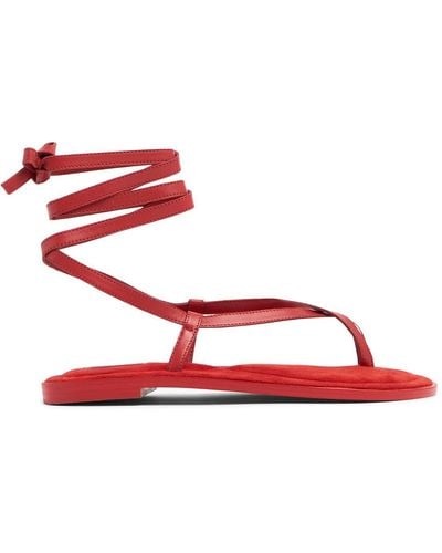 A.Emery 10mm Elliot Suede Sandals - Red