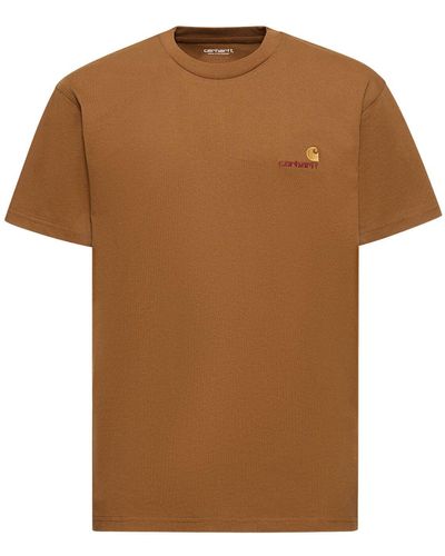 Carhartt American Script T-Shirt - Brown