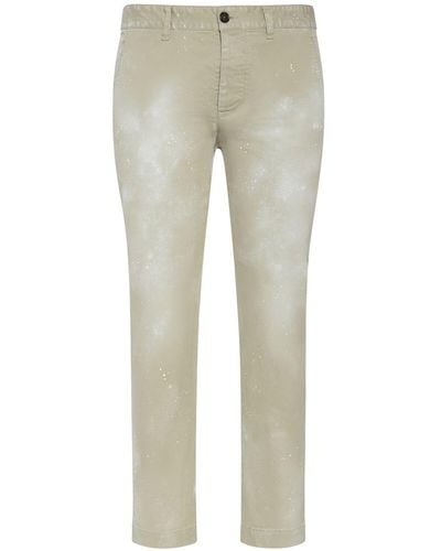 DSquared² Pantalones de drill de algodón - Neutro