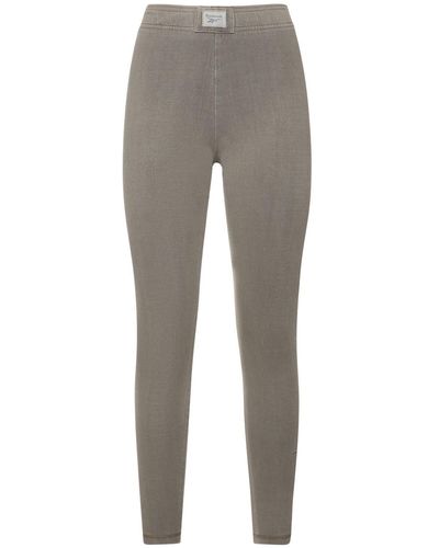Reebok High Rise Stretch Cotton leggings - Gray
