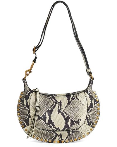 Isabel Marant Oskan Moon Studded Shoulder Bag - Multicolor