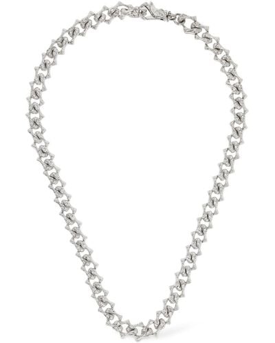 Emanuele Bicocchi Arabesque Sharp Link Collar Necklace - Metallic