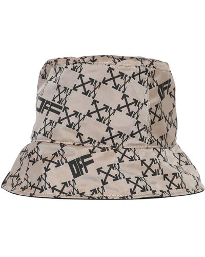 Off-White c/o Virgil Abloh Monogram Reversible Bucket Hat - Gray