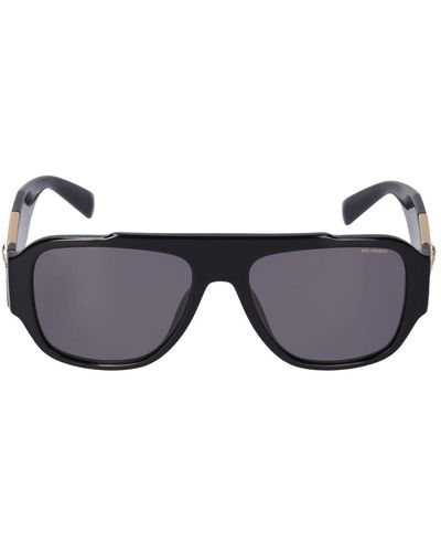 Versace Pilotenacetat-sonnenbrille "medusa Macys" - Schwarz