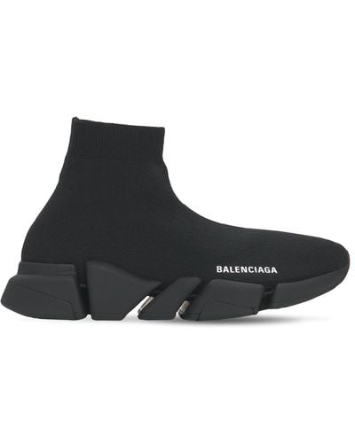 Balenciaga Speed 2.0 Knit Sport Trainers - Black