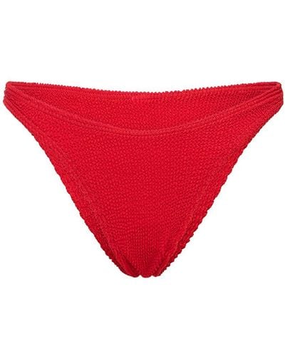Bondeye Braguitas de bikini de seersucker - Rojo