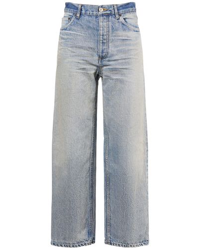 Balenciaga Jeans in denim ankle cut - Blu