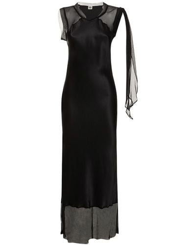 THE GARMENT Catania Silk Maxi Dress - Black