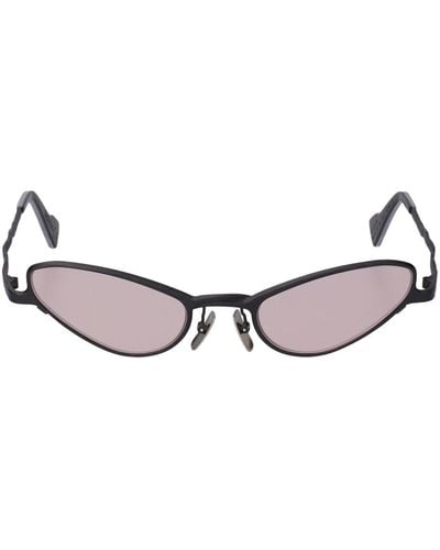 Kuboraum Ovale Sonnenbrille "z22" - Braun