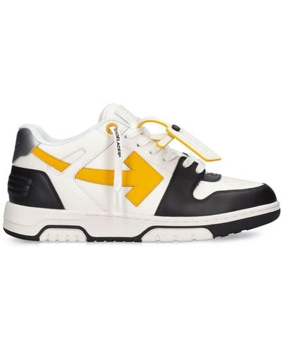 Off-White c/o Virgil Abloh Out Of Office Leather Sneakers - Multicolor