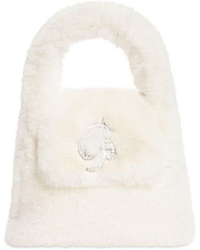 Blumarine Fluffy Faux Fur Handbag - Multicolour