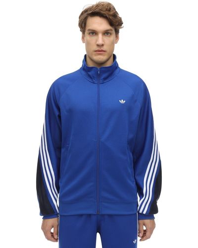 adidas Originals 3-striped Wrap Logo Track Sweatshirt - Blue