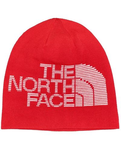 The North Face Reversible Highline Beanie - Red