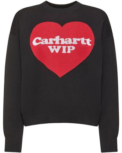 Carhartt Heart Jumper - Black