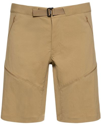 Arc'teryx Gamma Quick Dry Shorts W/ Buckle Belt - Natural