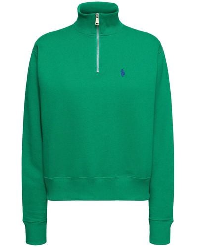 Polo Ralph Lauren Sweatshirt Aus Baumwollmischung - Grün