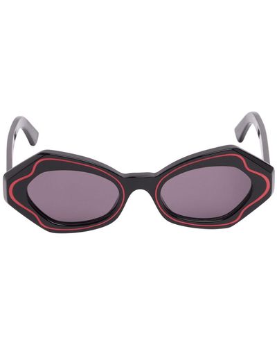 Marni Unlahand Round Sunglasses - Purple