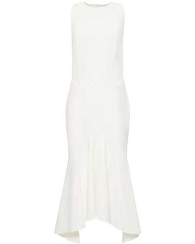 Alexandre Vauthier Langes Kleid Aus Jersey - Weiß