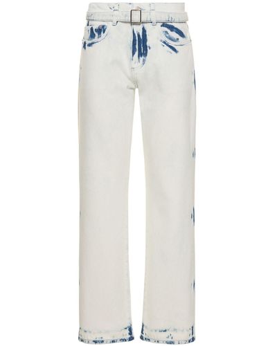 Proenza Schouler Ellsworth Straight Jeans - White