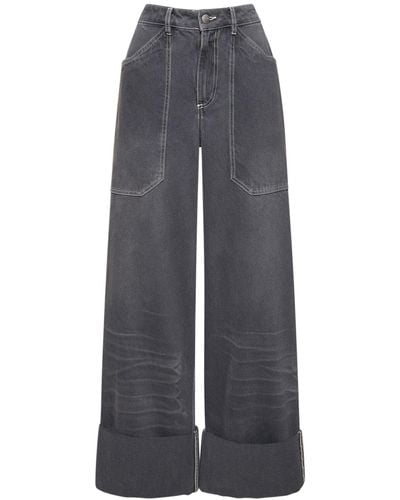 CANNARI CONCEPT Pantalones de algodón - Azul