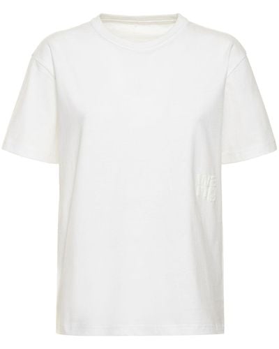 Alexander Wang Kurzarm-t-shirt "essential" - Weiß