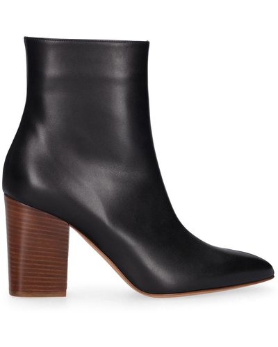 Gabriela Hearst Rio 75mm Leather Ankle Boots - Brown