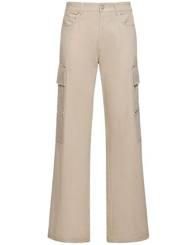 1017 ALYX 9SM Straight Cotton Cargo Trousers - Natural