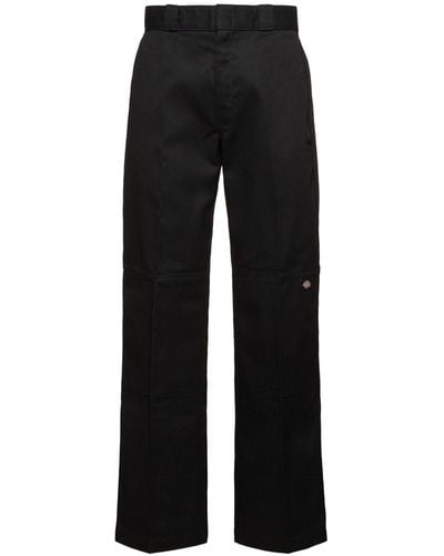 Dickies Double-knee Poly & Cotton Work Pants - Black