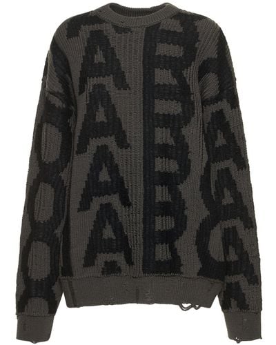 Marc Jacobs Suéter con monograma - Negro