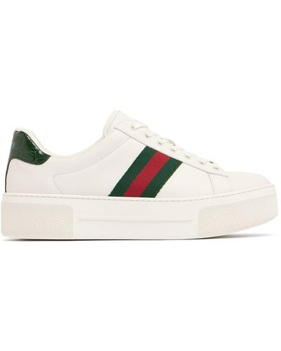 Gucci 30mm Ace Leather Sneakers - Multicolor