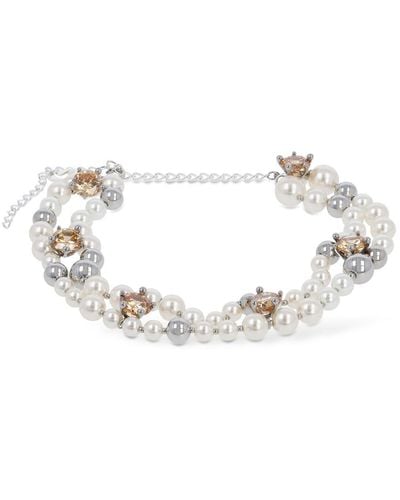 Panconesi Halsband "perla" - Weiß