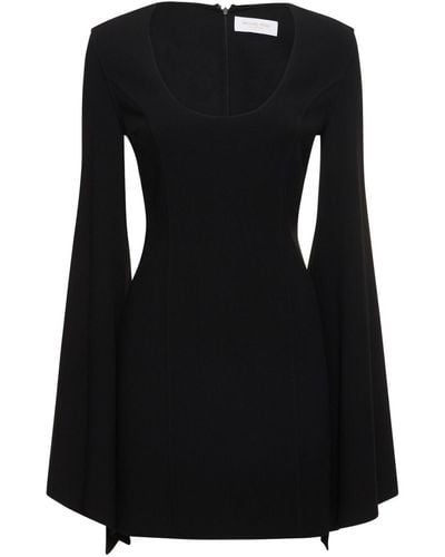 Michael Kors ウールクレープドレス - ブラック