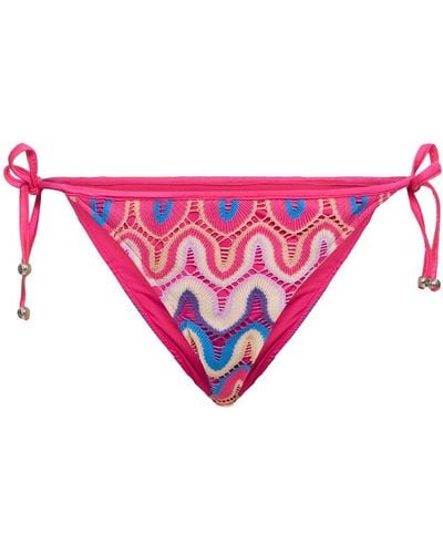 PATBO Slip bikini crochet - Rosa