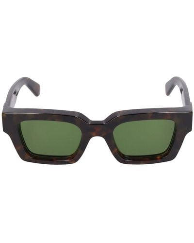 Off-White c/o Virgil Abloh Virgil acetate sunglasses - Verde