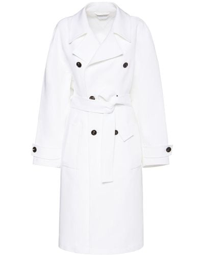 Bottega Veneta Trench-coat en coton - Blanc