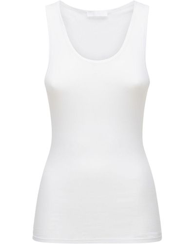 Wardrobe NYC Ribbed Cotton Jersey Tank Top - White