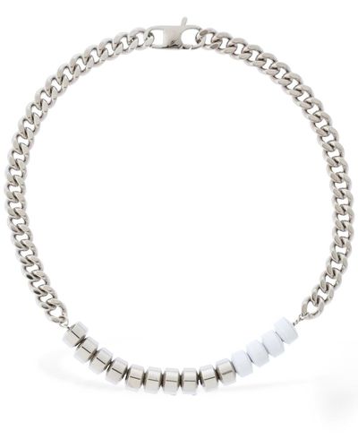 1017 ALYX 9SM Merge Candy Charm Necklace - White