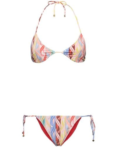 Etro Balconette-bikini Aus Lycra Mit Druck - Mehrfarbig