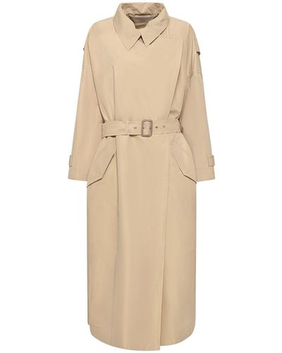 Giorgio Armani Trench de algodón y seda - Neutro