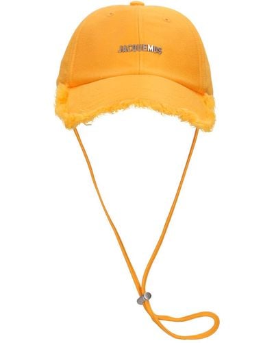 Jacquemus La Casquette Artichaut Cotton Hat - Yellow