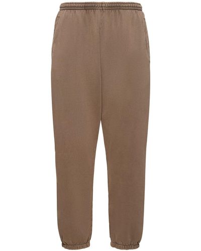 Acne Studios Pantalones deportivos de algodón vintage - Marrón