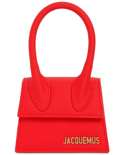 Jacquemus Le Chiquito Mini Leather Tote - Red