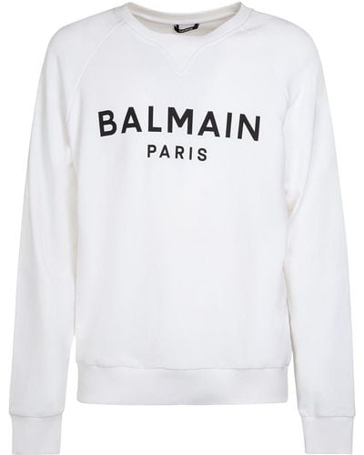 Balmain ロゴスウェットシャツ - ホワイト