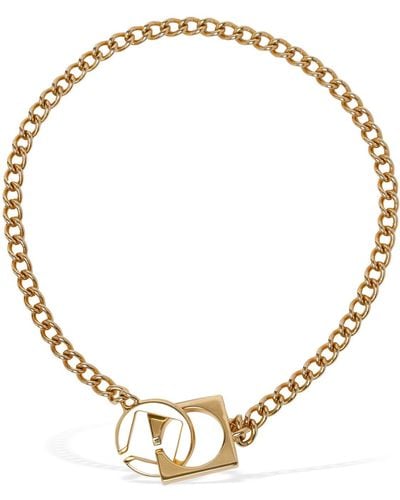 Jacquemus Le Collier Rond Carre ネックレス - メタリック