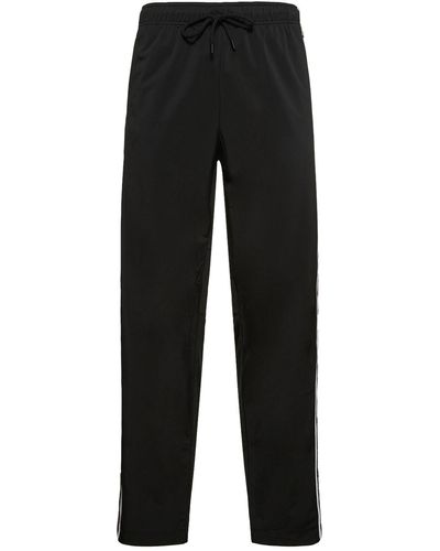 DIESEL Pantalones deportivos de techno con logo - Negro